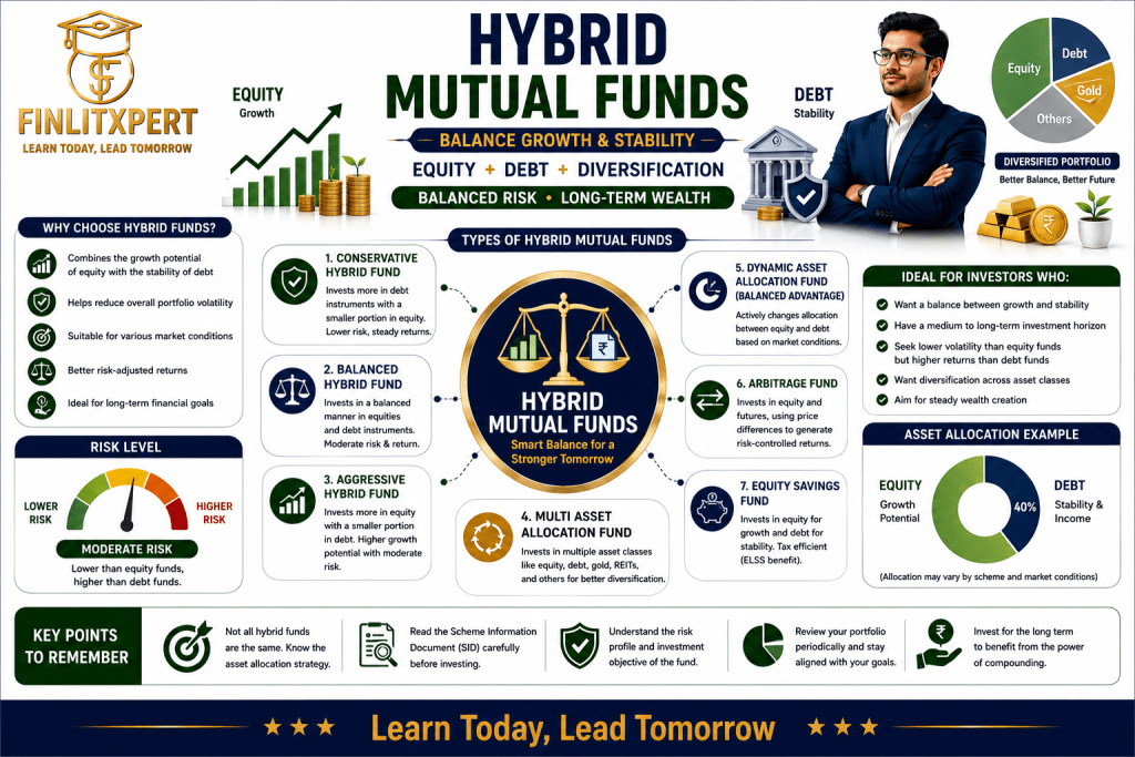 Hybrid Mutual Funds Combining Equity and Debt for Balanced Investment