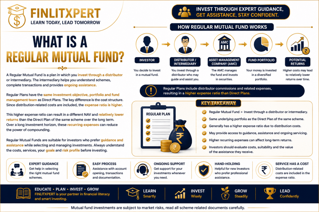 What is a Regular Mutual Fund and how Regular Plans work – FINLITXPERT